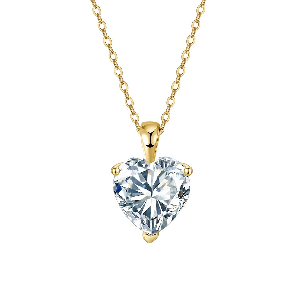 Studio Rockwood Granddaughter Heart Necklace 14k Gold Plated (3, Carats)
