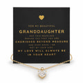 Studio Rockwood Granddaughter Heart Necklace 14k Gold Plated (3, Carats)