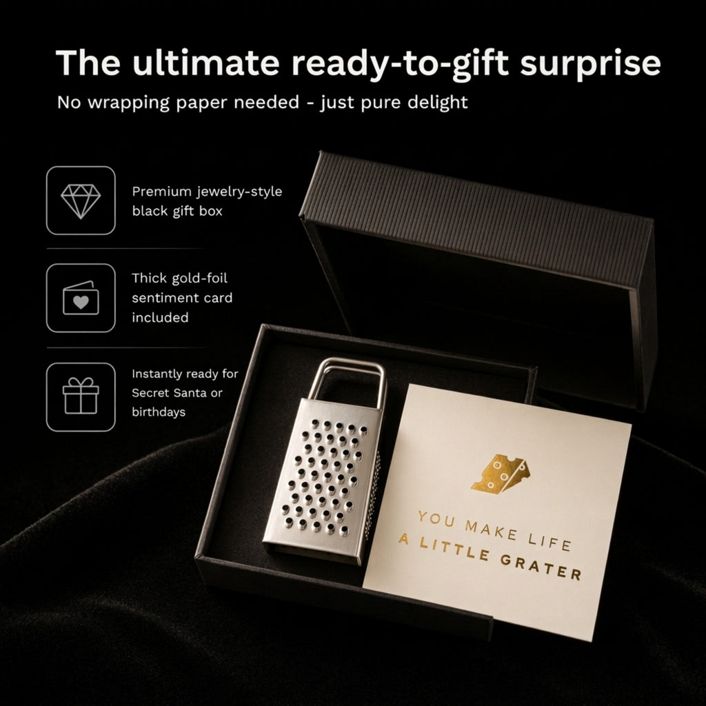You Make Life a Little Grater – Mini Cheese Grater Gift Set