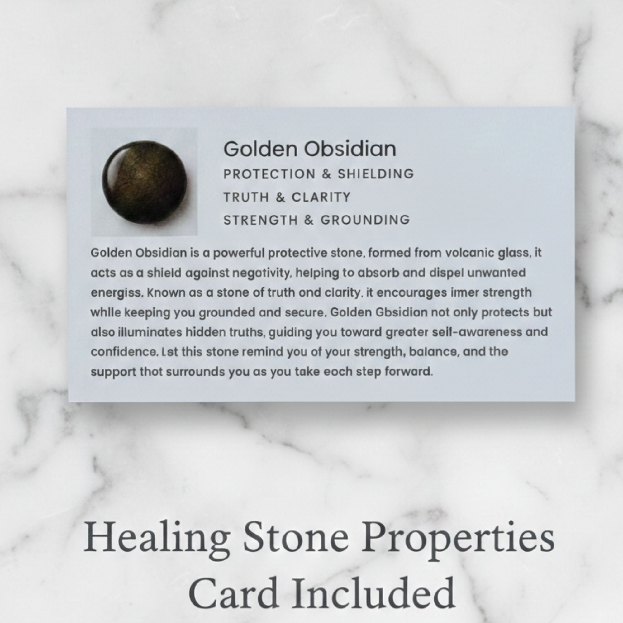 Golden Obsidian Bracelet for Men and Women – Natural Stone Beaded Stretch Bracelet