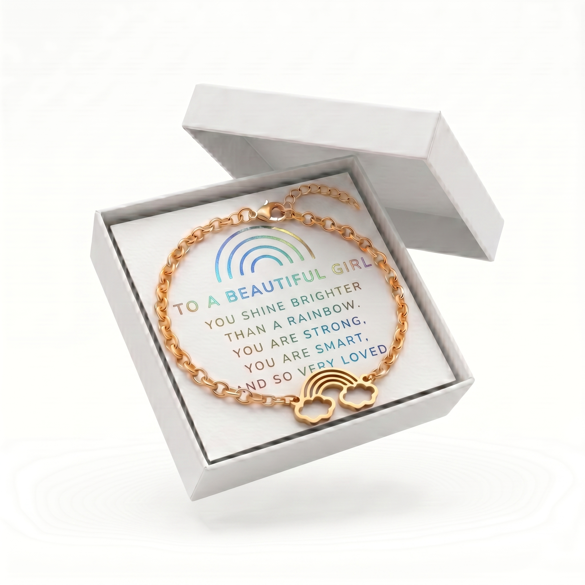 Studio Rockwood Rainbow Charm Bracelet