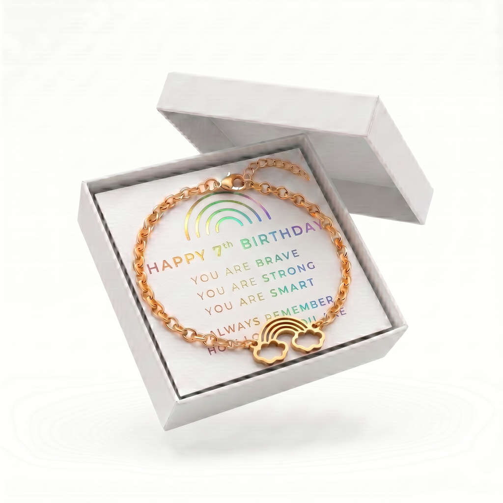 Studio Rockwood Rainbow Charm Bracelet - lifestyle photo