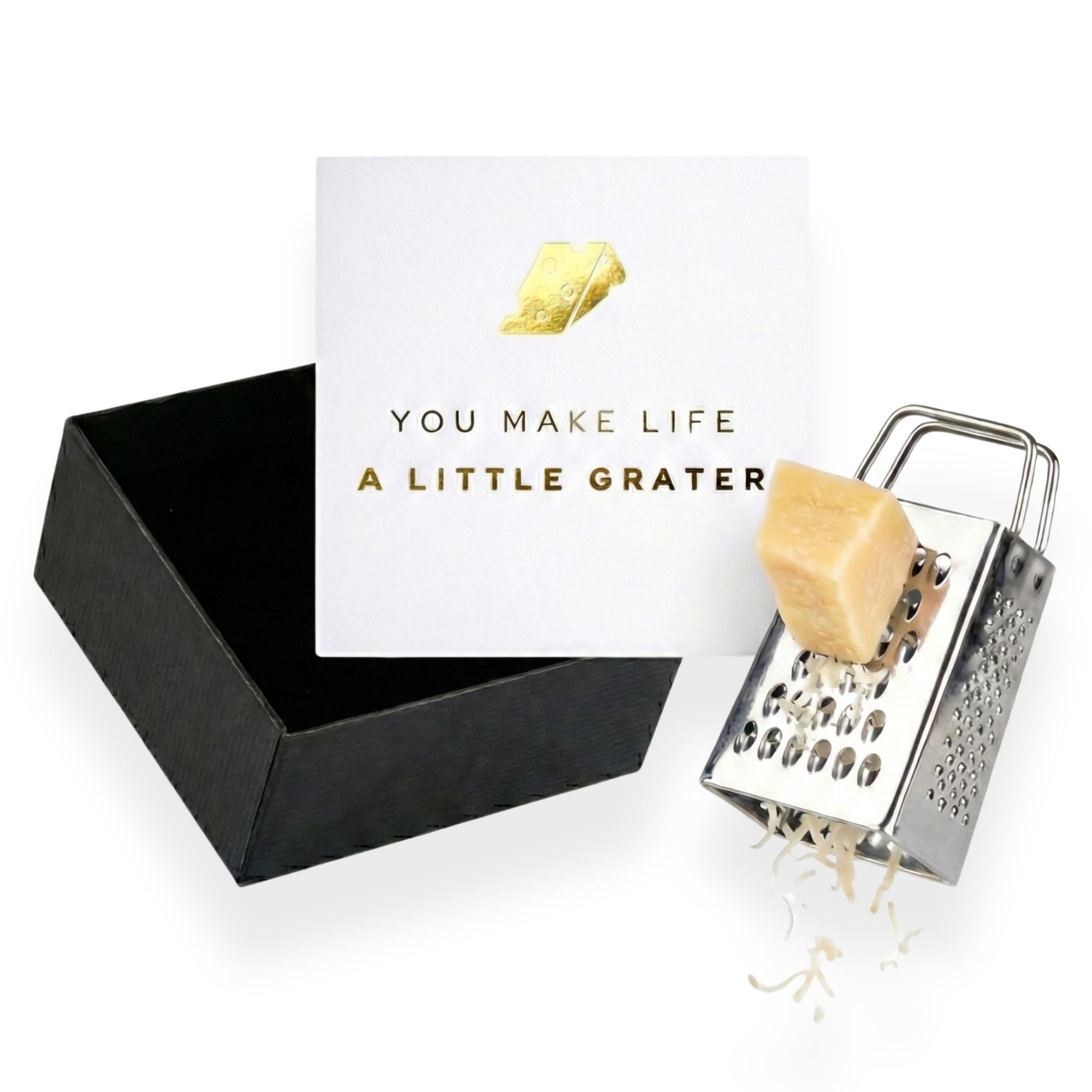 You Make Life a Little Grater – Mini Cheese Grater Gift Set