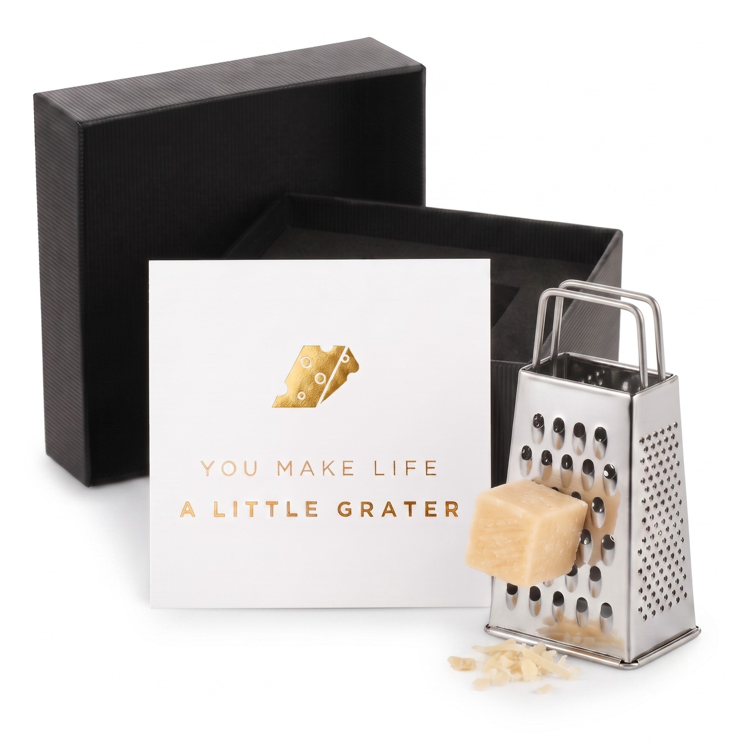You Make Life a Little Grater – Mini Cheese Grater Gift Set