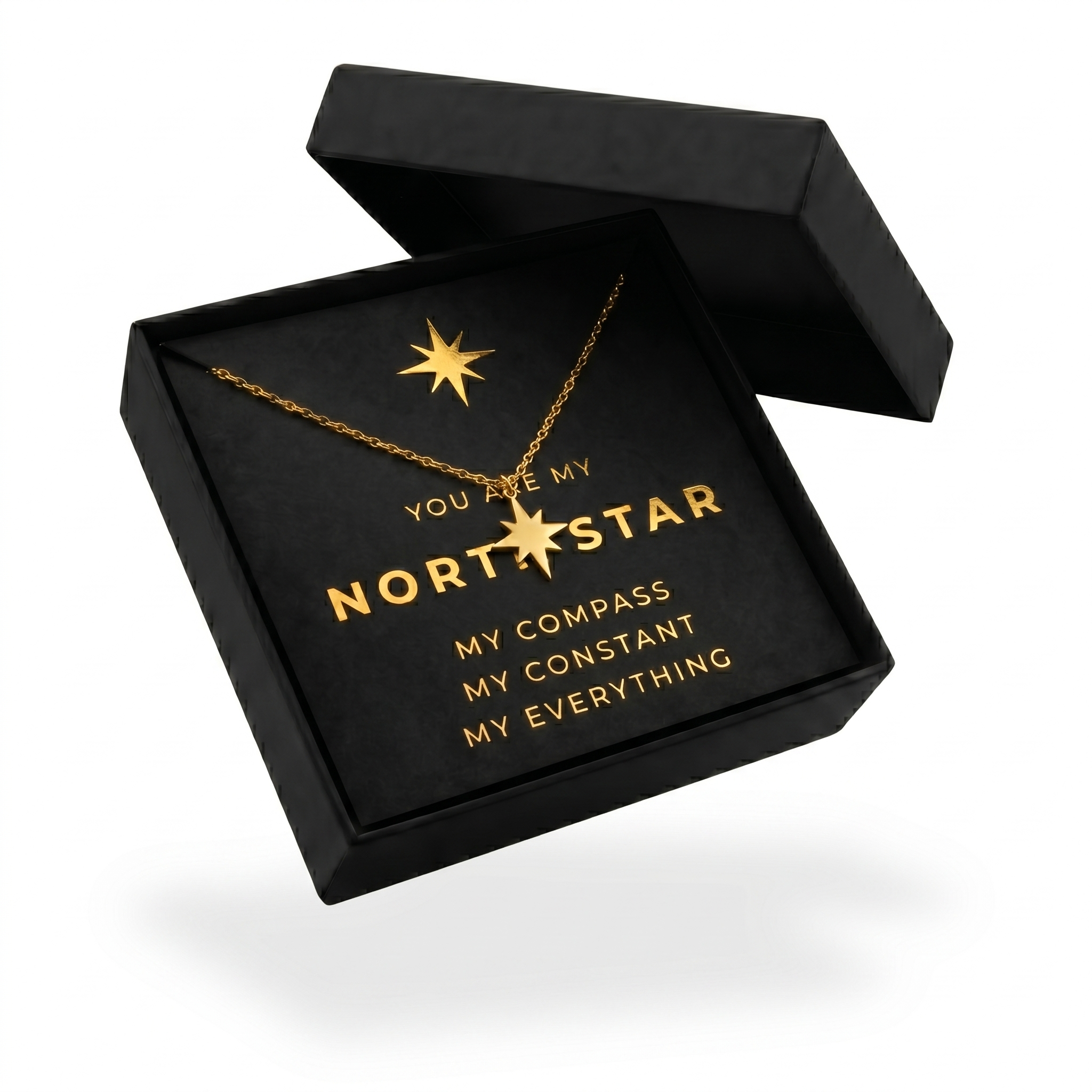 Studio Rockwood North Star Gold Necklace - front view