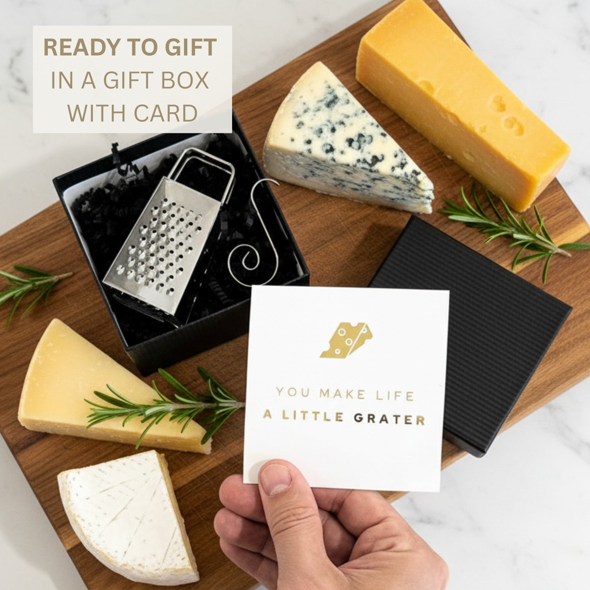 You Make Life a Little Grater – Mini Cheese Grater Gift Set