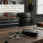 “If Dad Can’t Fix It” Card & Tool Keychain Gift Set – Perfect Father’s Day Gift for Dad