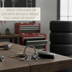 “If Grandpa Can’t Fix It” Card & Tool Keychain Gift Set – Perfect Father’s Day Gift for Grandpa