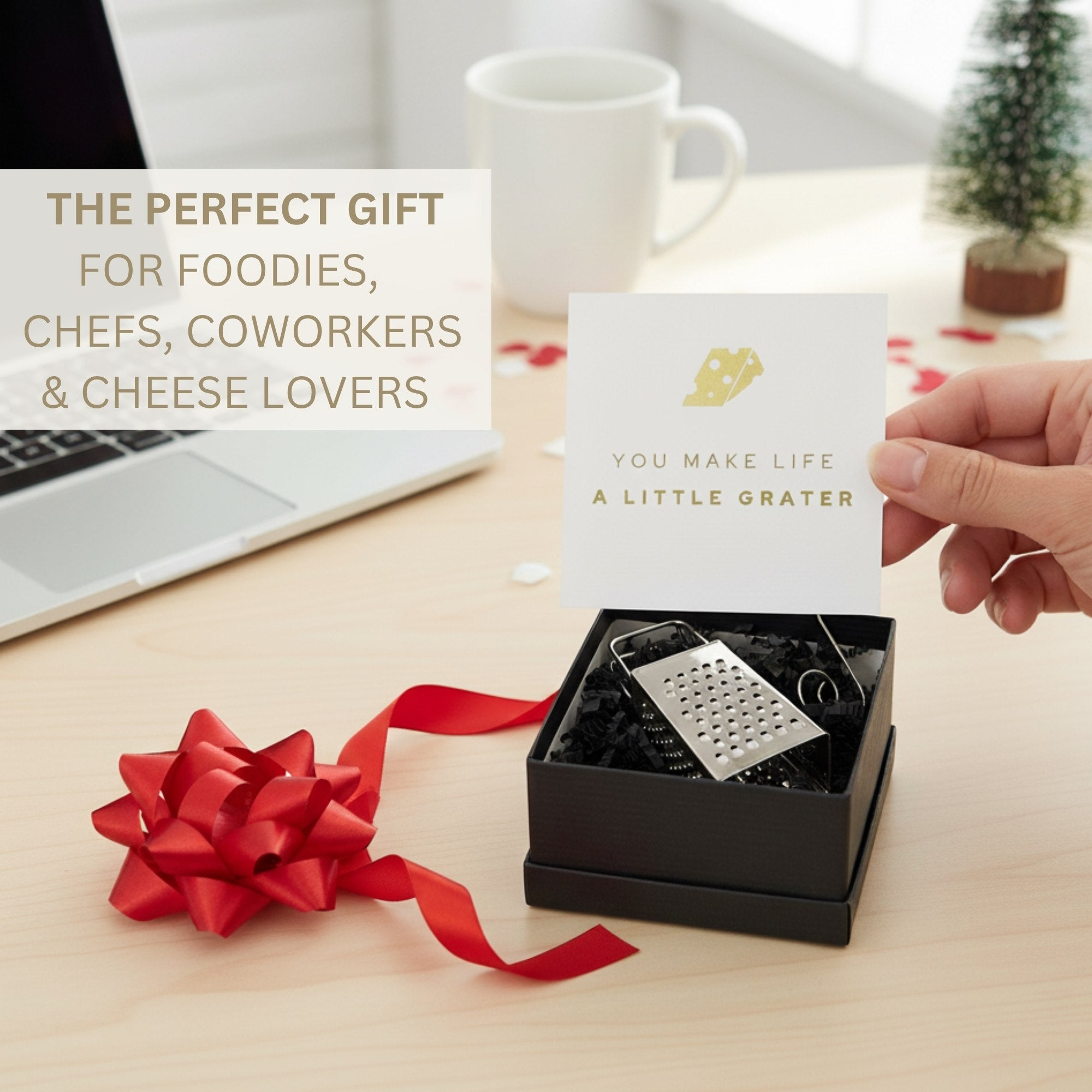 You Make Life a Little Grater – Mini Cheese Grater Gift Set